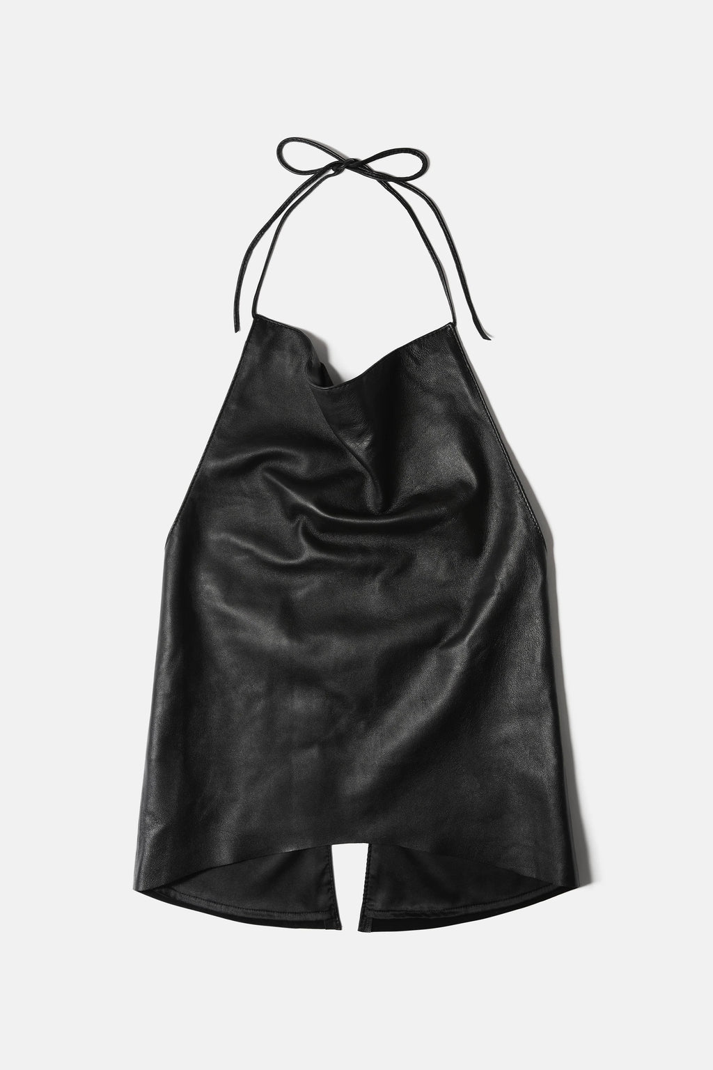 Leather Halter Top