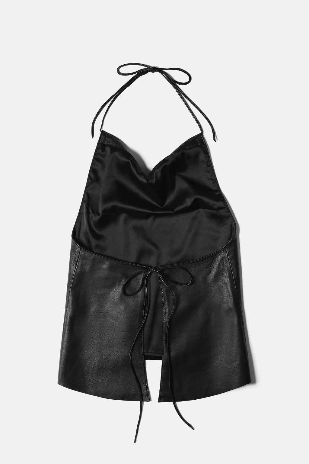 Leather Halter Top