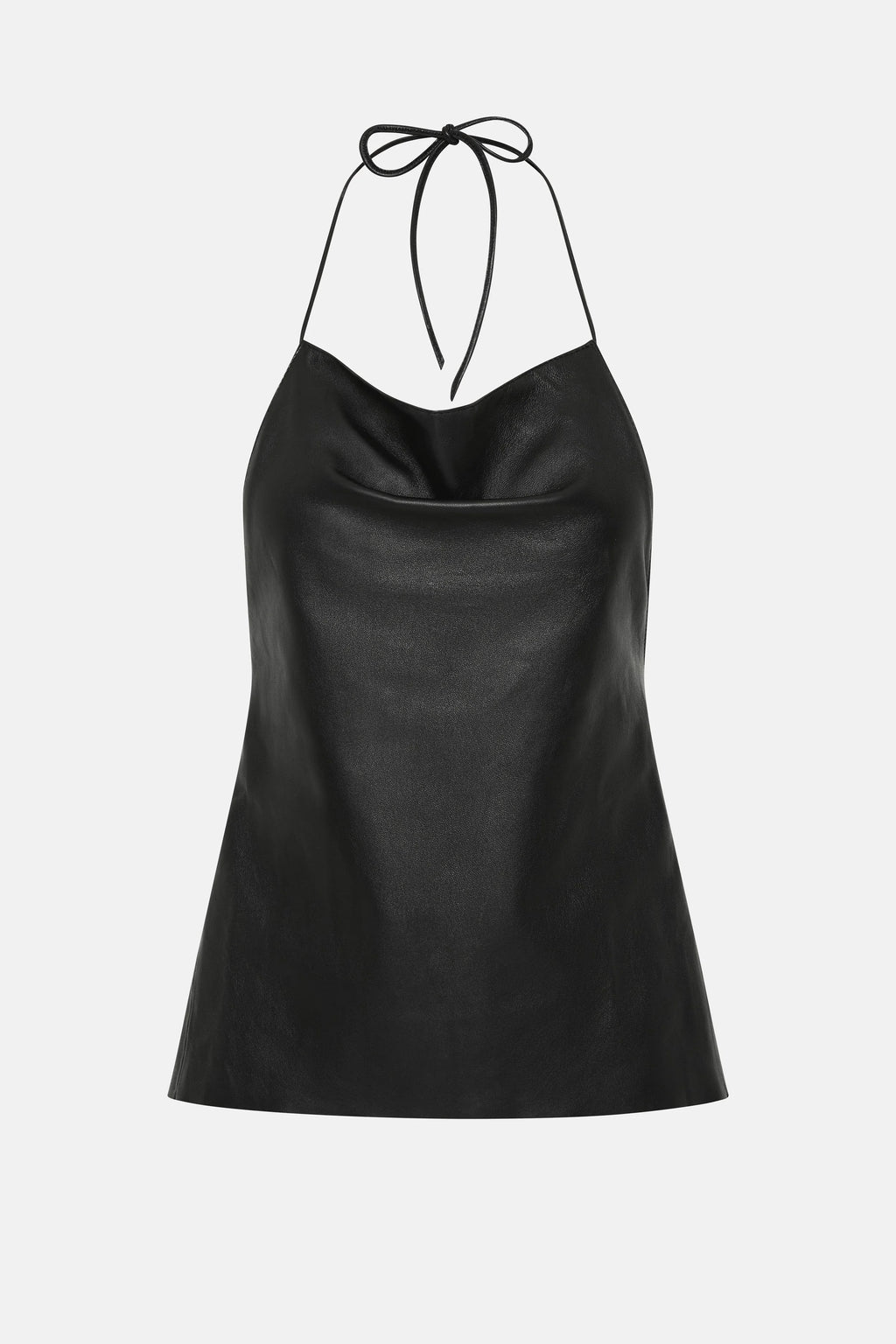 Leather Halter Top