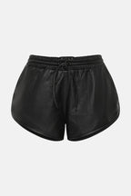 Becoming: Leather Sprint Shorts
