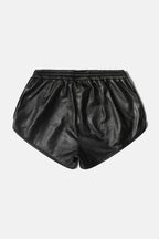 Leather Sprint Shorts